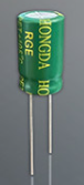 RGE Series, Low impedance, High ripple current, Long Life